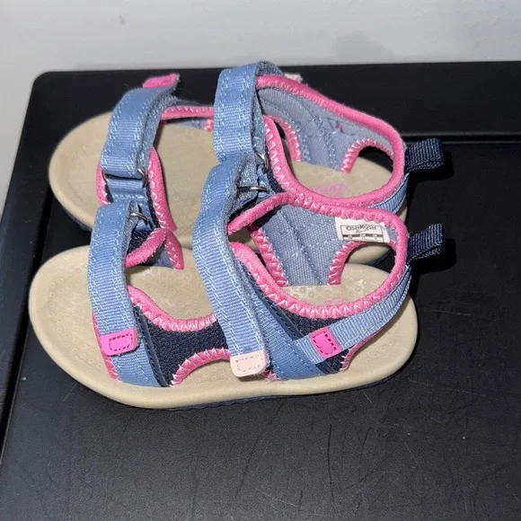 OshKosh B'gosh Pink and Blue Sandals - Picture 2 of 2